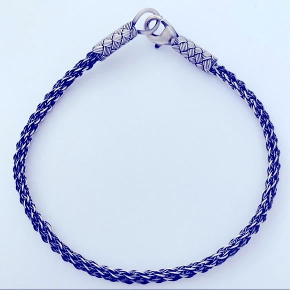 Unisex 925 silver 3mm wire bracelet - Picture 5 of 6